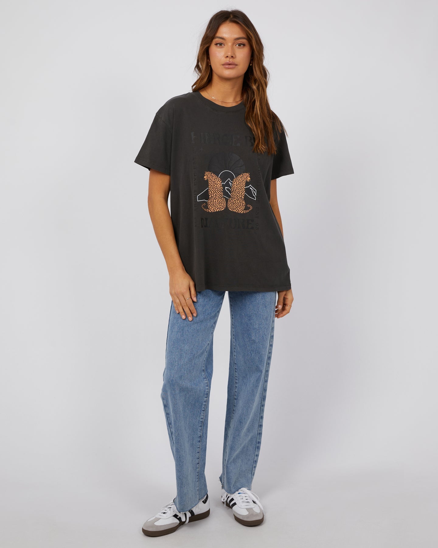 All about Eve Fierce Standard Tee - Washed Black – Spoilt Boutique