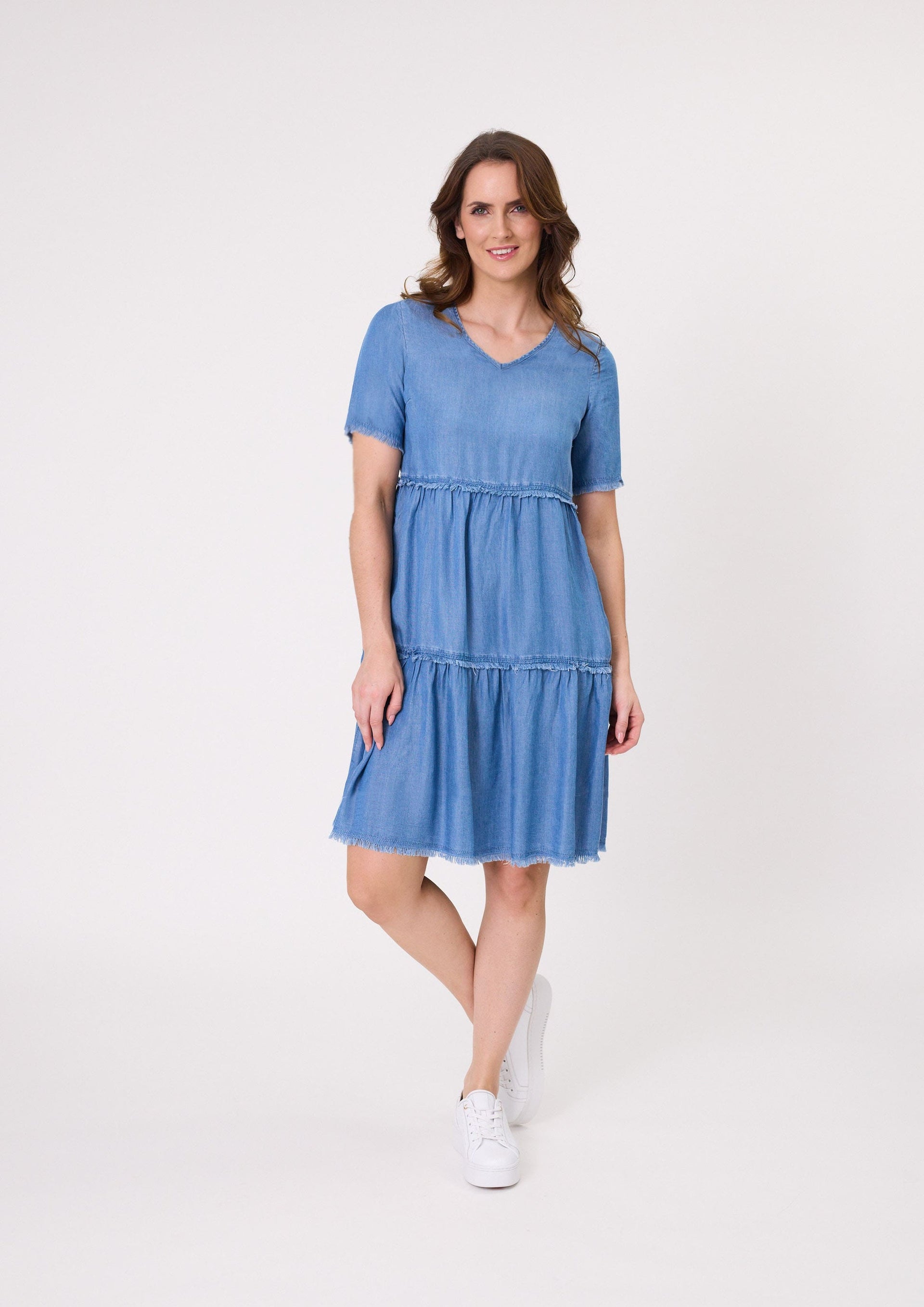 Lemon Tree Beatrice Dress Chambray – Spoilt Boutique